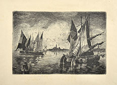 VENEZIA, BARCHE E ISOLA DI SAN GIORGIO