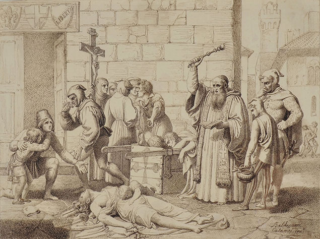  AN EPISODE OF THE PLAGUE IN FLORENCE IN 1348