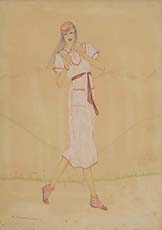 STANDING FEMALE MODEL