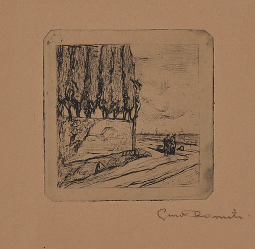 LANDSCAPE WITH CRUCIFIX